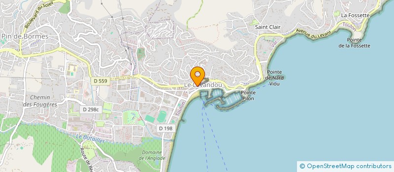 localisation de l'entreprise SMOOTH à LE LAVANDOU