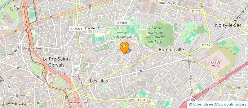 localisation de l'entreprise SMOOTH & GO VTC à LES LILAS