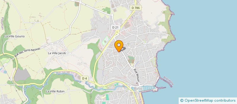 localisation de l'entreprise SMOOTHIE HOME SAS  BINIC-ETABLES-SUR-MER