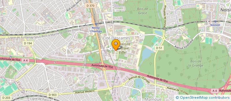 localisation de l'entreprise SMOTLY à CHAMPS-SUR-MARNE
