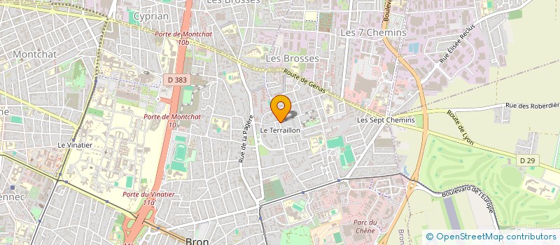 localisation de l'entreprise SMP à BRON