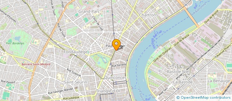 localisation de l'entreprise SMP 33 SERVICES MULTIPLES PROFESSIONNELS à BORDEAUX