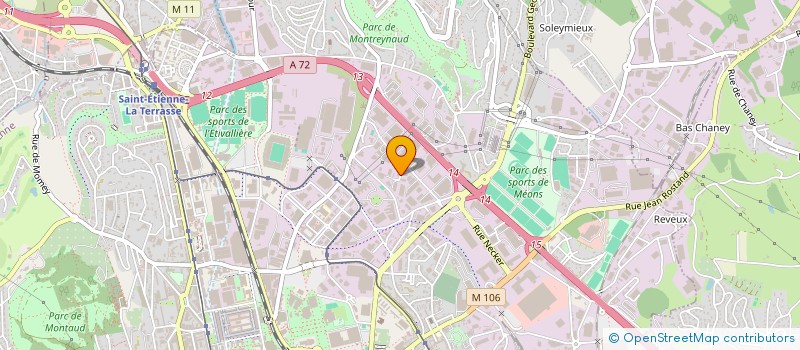 localisation de l'entreprise SMP 42  SAINT-ETIENNE