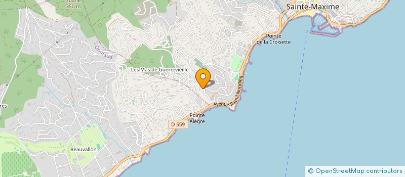 localisation de l'entreprise SMP à SAINTE-MAXIME