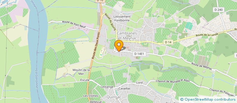 localisation de l'entreprise SMP  CAMBLANES-ET-MEYNAC