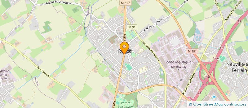 localisation de l'entreprise SMP  RONCQ