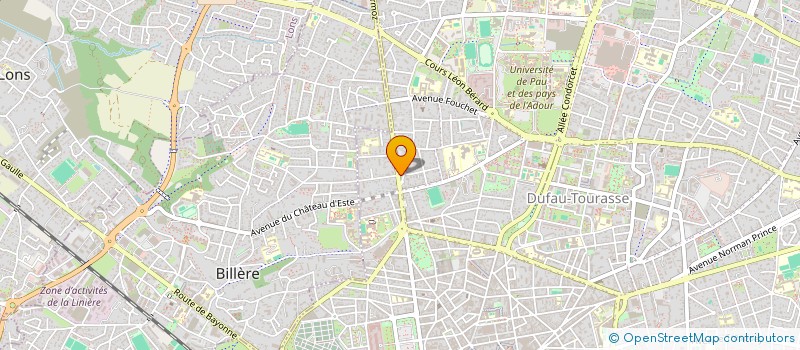 localisation de l'entreprise SMP BIEN-ETRE 64 à PAU