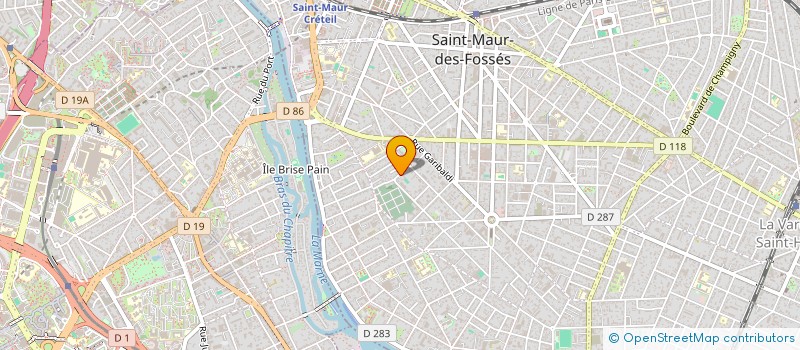 localisation de l'entreprise SMP CARTRIDGE à SAINT-MAUR-DES-FOSSES