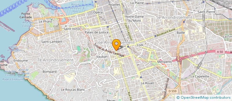 localisation de l'entreprise SMP DESIGN à MARSEILLE
