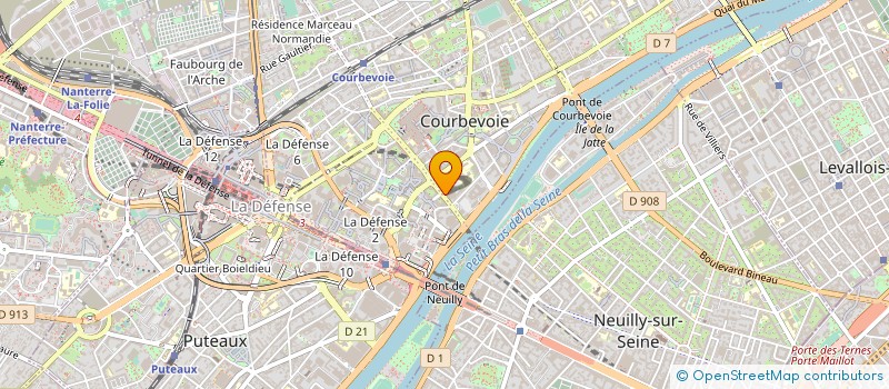 localisation de l'entreprise SMP DIS à COURBEVOIE