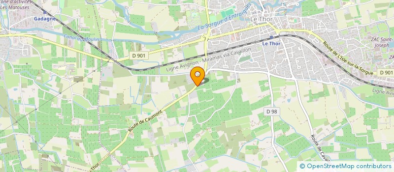 localisation de l'entreprise SMP FORMATION à LE THOR