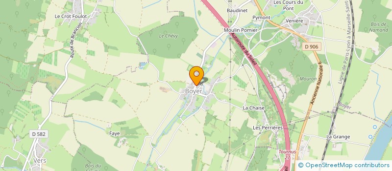 localisation de l'entreprise SMP FREROT à SENNECEY-LE-GRAND