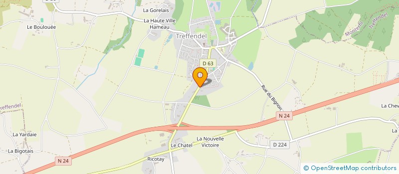 localisation de l'entreprise SMP GROUP  TREFFENDEL