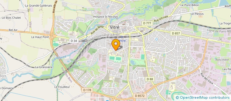 localisation de l'entreprise SMP IMMO  VITRE