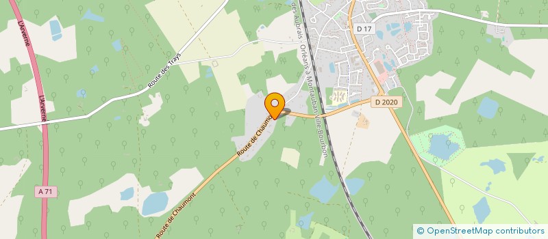 localisation de l'entreprise SMP IMMO à LA FERTE-SAINT-AUBIN