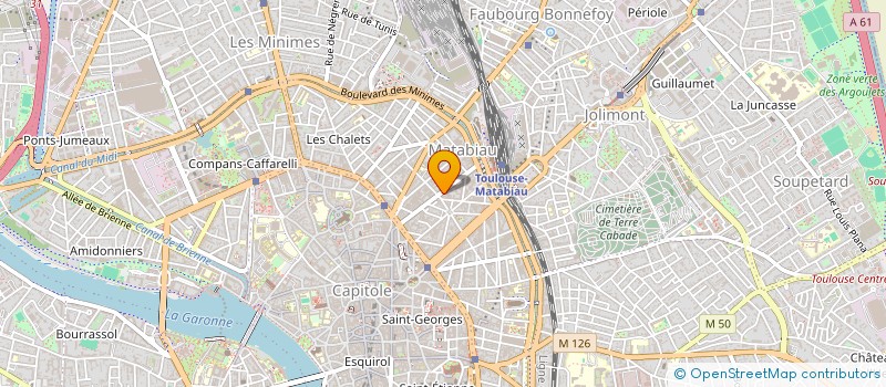 localisation de l'entreprise SMP RESTO  TOULOUSE