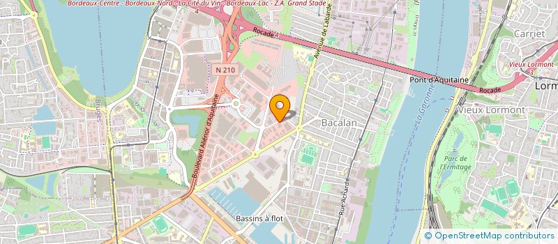 localisation de l'entreprise SMP SARL à BORDEAUX