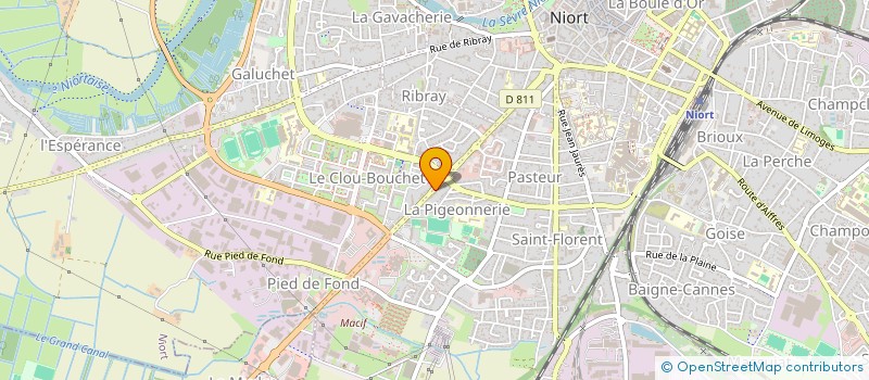 localisation de l'entreprise SMPA  NIORT