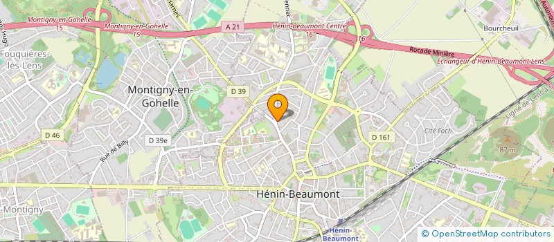 localisation de l'entreprise SMPB à HENIN-BEAUMONT