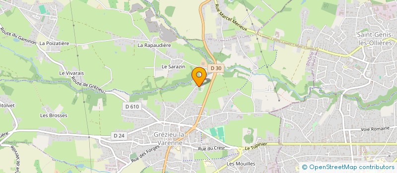 localisation de l'entreprise SMPC à GREZIEU-LA-VARENNE