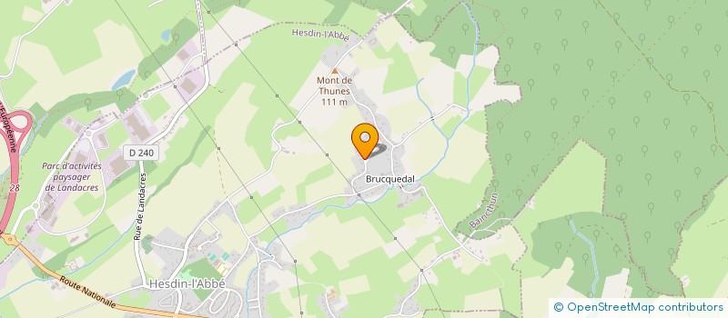 localisation de l'entreprise SMPF - ROSSSIGNOL  HESDIN-L'ABBE