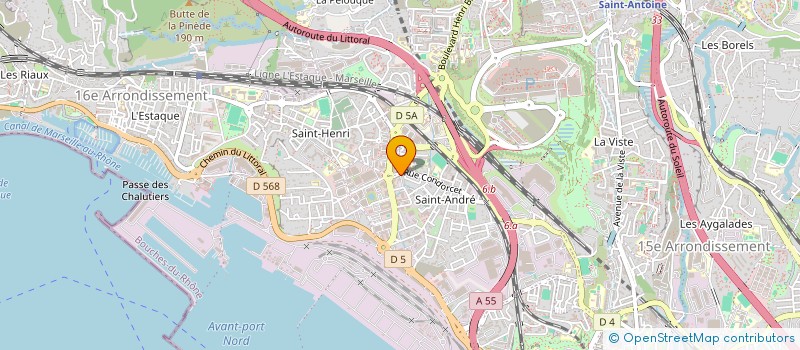localisation de l'entreprise SMPG à MARSEILLE