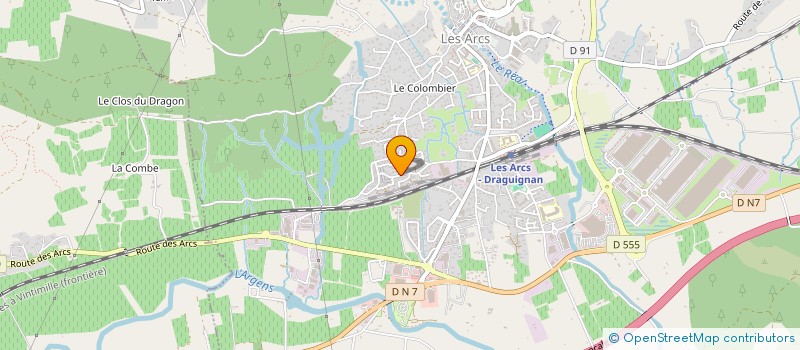 localisation de l'entreprise SMPG à LES ARCS