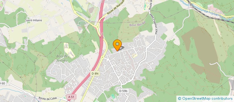 localisation de l'entreprise SMPG  BOUC-BEL-AIR