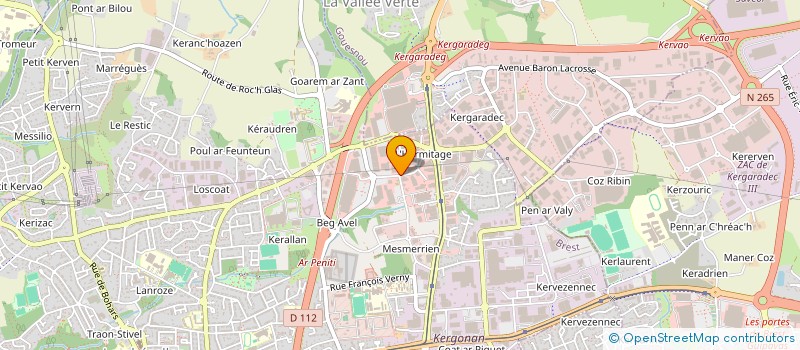 localisation de l'entreprise SMPI LARVOR MEUBLES à BREST