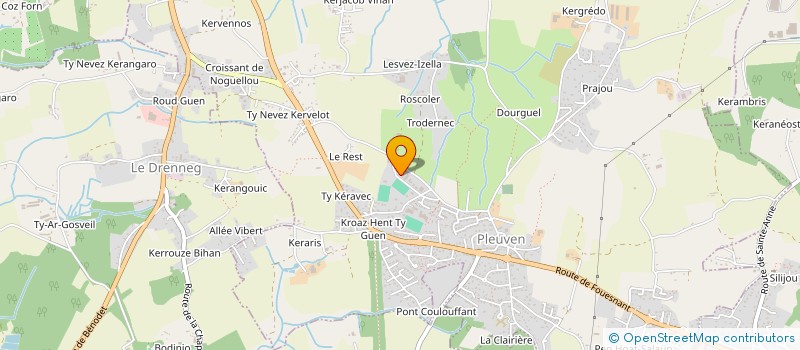 localisation de l'entreprise SMPI LOGISTICS  SAINT-EVARZEC