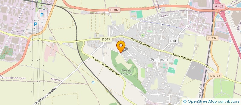 localisation de l'entreprise SMPP  PUSIGNAN