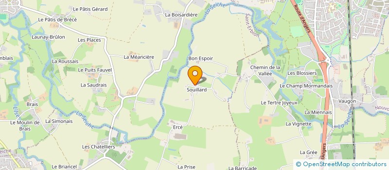 localisation de l'entreprise SMPP PATRIMOINE  SAINT-ERBLON