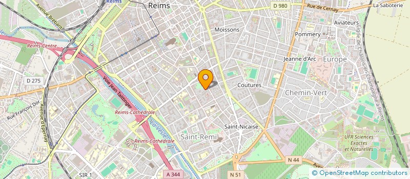 localisation de l'entreprise SMQC ROYALE ECREVISSE 51  REIMS