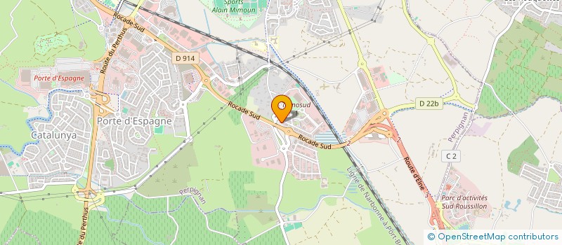 localisation de l'entreprise SMR  PERPIGNAN