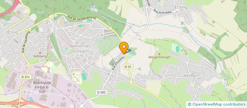 localisation de l'entreprise SMR  BEHREN-LES-FORBACH