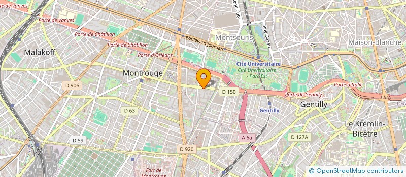 localisation de l'entreprise SMR CONCEPT à MONTROUGE