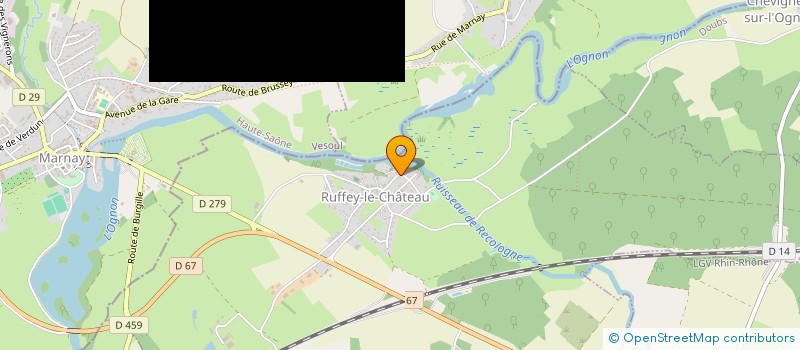 localisation de l'entreprise SMR INVEST  RUFFEY-LE-CHATEAU