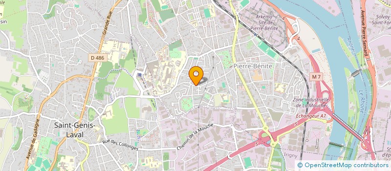 localisation de l'entreprise SMR SERVICE MACONNERIE RENOVATION à OULLINS-PIERRE-BENITE