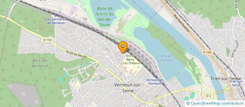 localisation de l'entreprise SMR TRANSPORT EXPRESS à VERNEUIL-SUR-SEINE