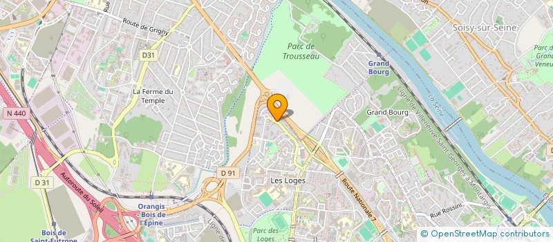 localisation de l'entreprise SMRB à EVRY-COURCOURONNES
