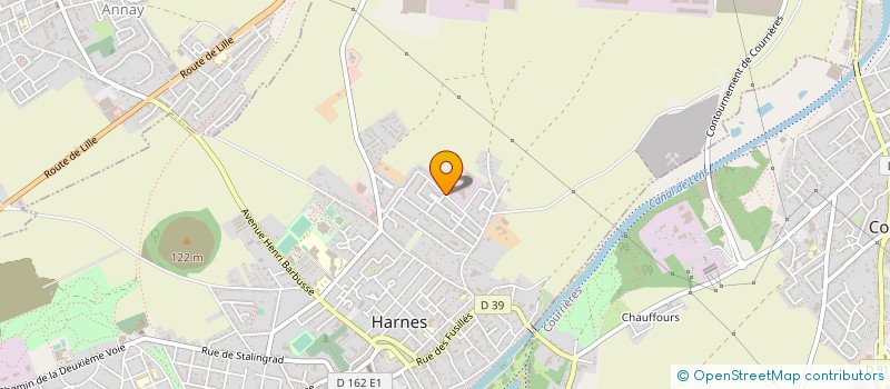 localisation de l'entreprise SMRC AUTOMOTIVE MODULES FRANCE SAS à HARNES