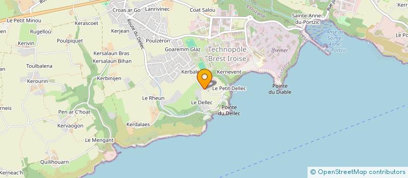 localisation de l'entreprise SMRLG  PLOUZANE