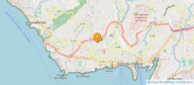 localisation de l'entreprise SMRP à FORT-DE-FRANCE