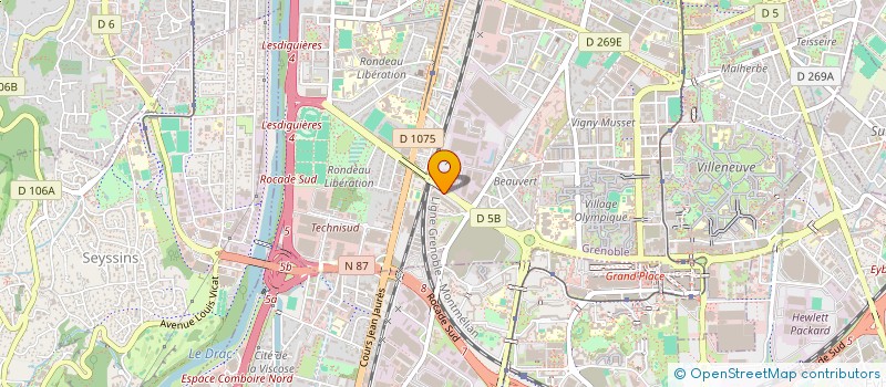 localisation de l'entreprise SMRTLINK-SOLUTIONS à GRENOBLE