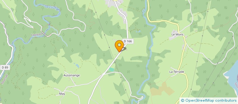 localisation de l'entreprise SMS  SOURSAC