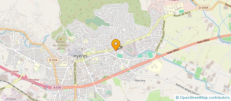 localisation de l'entreprise SMS à HYERES