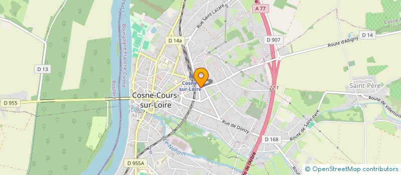 localisation de l'entreprise SMS à COSNE-COURS-SUR-LOIRE