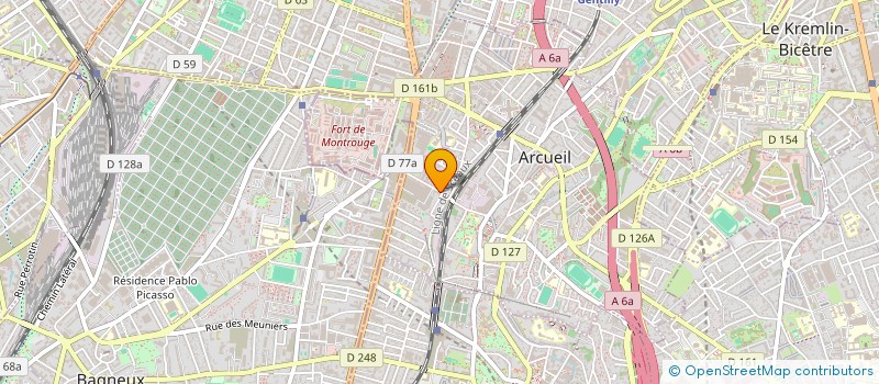 localisation de l'entreprise SMS  ARCUEIL
