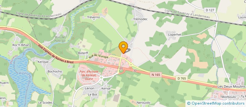 localisation de l'entreprise SMS 56  PLOUGOUMELEN