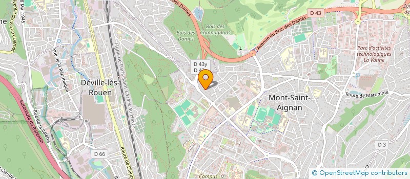 localisation de l'entreprise SMS  MONT-SAINT-AIGNAN